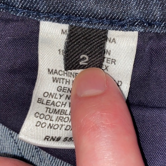 Express Biker Style Blue Jeans Size 2 - Picture 3 of 14